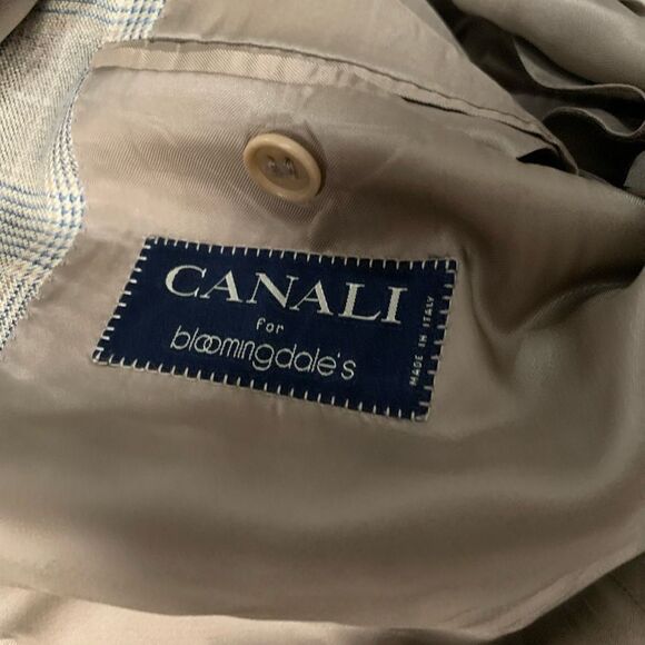 Canali Gray Plaid Sport Coat - Picture 6 of 9